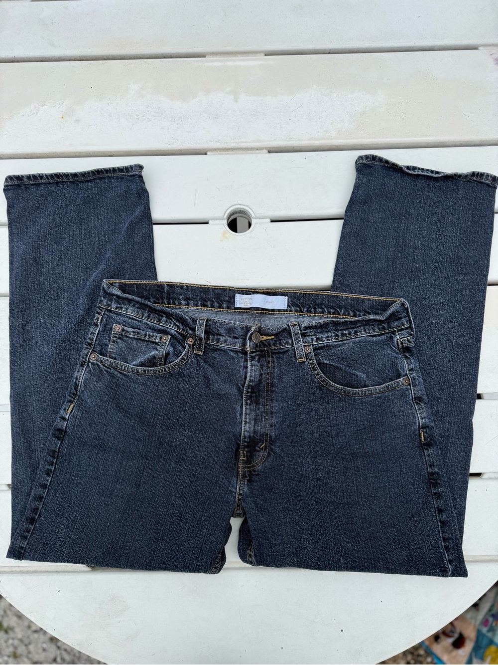 Signature by Levi Strauss Dark Wash Straight Leg Jeans